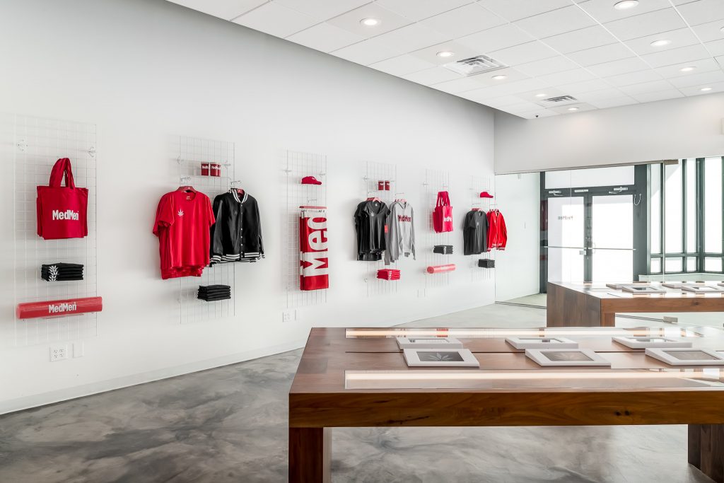 Interior of MedMen in Oak Park, IL