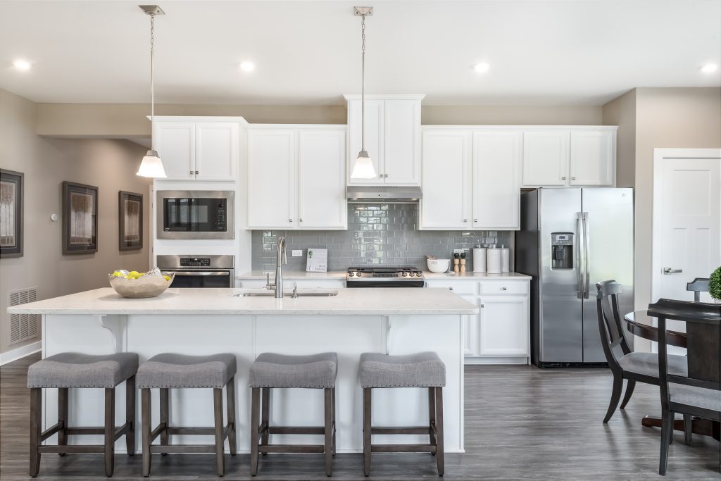 Modern white kitchen design