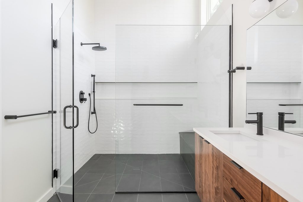 Midcentury Modern New Construction Home in Itasca IL by Galvanized Construction, Architectural Photography in Chicago