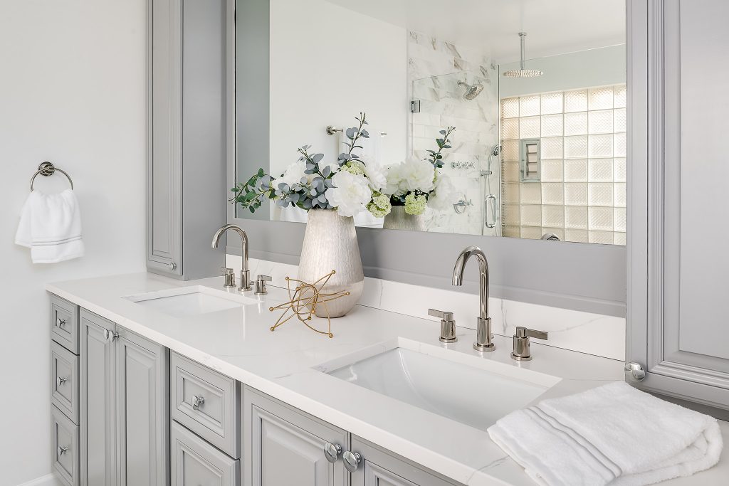 Transitional Bathroom Renovation by Renovation Sells Chicago