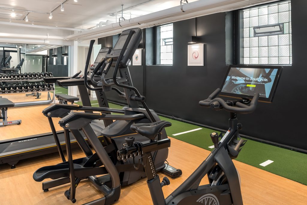 Common Gym Area in Chicago Apartment Building