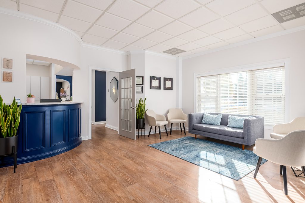 Kennedy & Limardi Family Dental Lobby in Buffalo Grove, IL; Dental and Healthcare Photography in Chicago