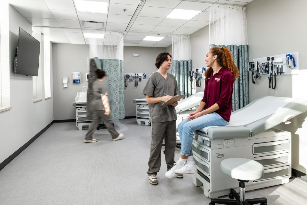 Concordia University Chicago BSN Program, Nursing Simulation Lab with students, Educational and Healthcare Photos