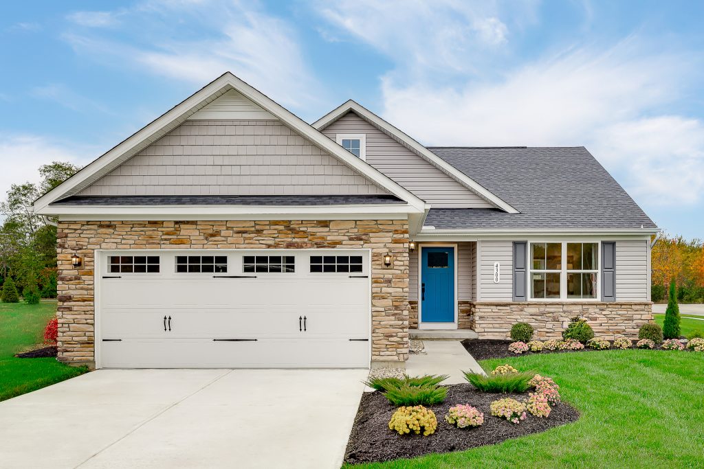 Ranch model home exterior