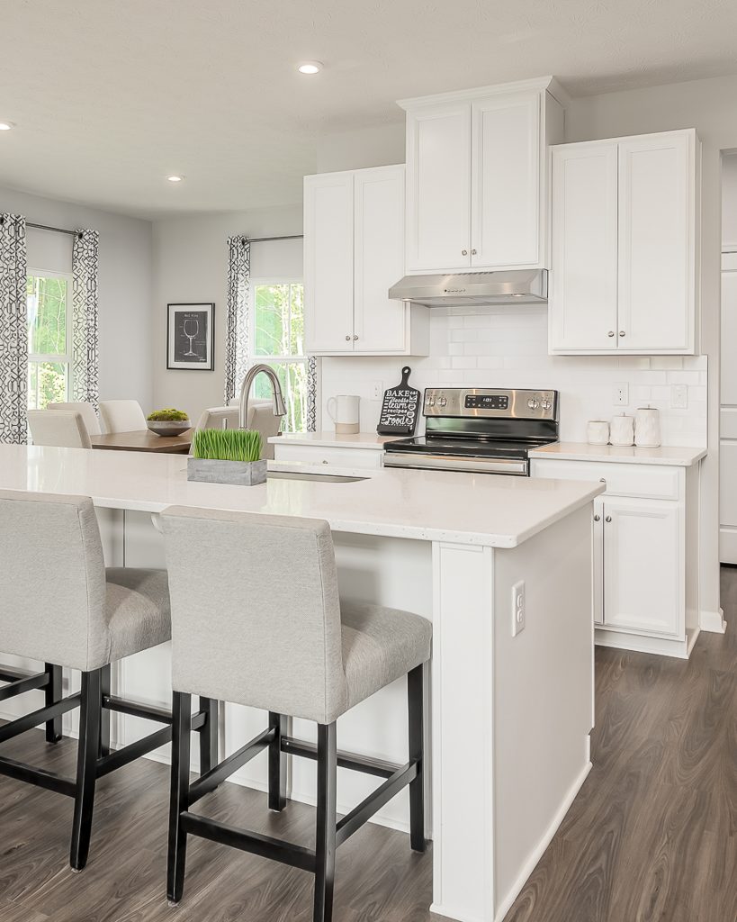 Simple white kitchen