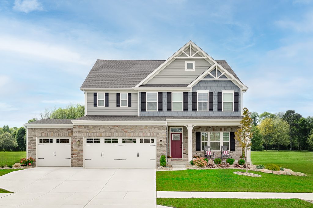 Classic home exterior elevation